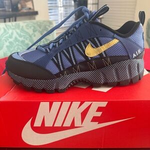 Nike Air Sneakers in Blue and Gold